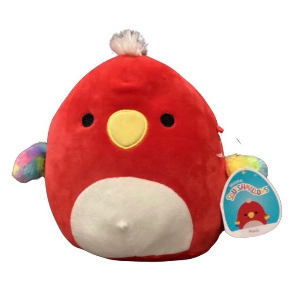 SQUISHMALLOW Paco the Parrot NWT US Version 8” 💜 BOGO